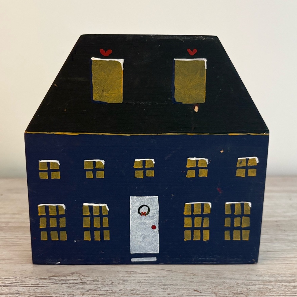 Handcrafted Wooden House Decor
